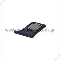 Sim & SD Card Holder Samsung A356B Galaxy A35 5G Navy (Original)