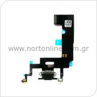 Flex Cable Apple iPhone XR with Plugin Connector Black (OEM)