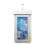 Waterproof Case inos for Smartphones up to 6.9'' Clear White