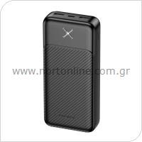 Φορτιστής Ανάγκης Foneng PX110 10W 20000mAh με 2 Θύρες USB A Μαύρο