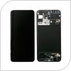 LCD with Touch Screen & Front Cover Samsung A307F Galaxy A30s Black (Original)