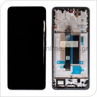 LCD with Touch Screen & Middle Plate Xiaomi Redmi Note 13 Pro Plus 5G Aurora Purple (Original)