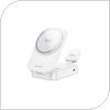 Ασύρματη Βάση Φόρτισης Μαγνητική 3 σε 1 Borofone BQ38 15W Λευκό