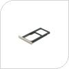 Βάση Κάρτας Sim & SD Huawei P10 Lite (Dual SIM) Λευκό (OEM)