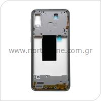 Middle Plate Samsung A405F Galaxy A40 White (Original)
