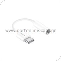 Αντάπτορας Huawei CM20 3.5mm (Female) σε USB C (Male) Λευκό 9cm
