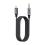 Καλώδιο Ήχου Foneng BM31 Metal Lightning σε 3.5mm 1m Μαύρο