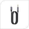 Audio Aux Cable Foneng BM31 Metal Lightning to 3.5mm 1m Black