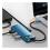 Hub Adapter USB C Baseus WKWG000003 6 in1 with RJ45 Metal Gleam Blue