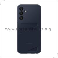 Θήκη Σιλικόνης με Card Slot Samsung EF-OA256TBEG A256B Galaxy A25 5G Μπλε-Μαύρο