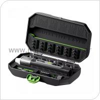 Set Electric Screwdriver Jakemy JM-8196 35in1 with Interchangeable Magnetic Tips