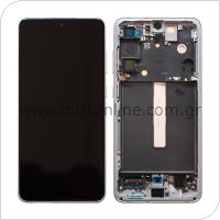 LCD with Touch Screen & Front Cover Samsung G990B Galaxy S21 FE 5G White (Original)