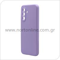 Θήκη Liquid Silicon inos Samsung A266B Galaxy A26 5G Velvet Βιολετί
