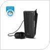 Στερεοφωνικό Ακουστικό Bluetooth iPro RH219s Retractable με Δόνηση Μαύρο-Γκρι