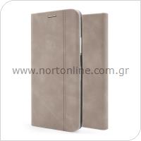 Flip Book Case inos Samsung A125F Galaxy A12/ A127F Galaxy A12 Nacho/ M127F Galaxy M12 S-Folio NE Stone
