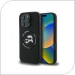 Θήκη Σιλικόνης Karl Lagerfeld Apple iPhone 16 Pro Magsafe Karl & Choupette Heads Μαύρο