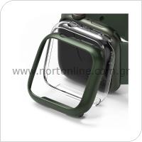Θήκη PC Ringke Slim Apple Watch 7/ 8 45mm Διάφανο & Πράσινο (2 τεμ)