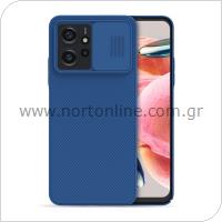 Soft TPU & PC Back Cover Case Nillkin Camshield Xiaomi Redmi Note 12 4G Blue