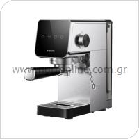 Μηχανή Espresso Ημιαυτόματη Xiaomi BHR9798EU Πίεσης 20bar 1350W Ασημί