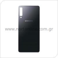 Battery Cover Samsung A750F Galaxy A7 (2018) Black (OEM)