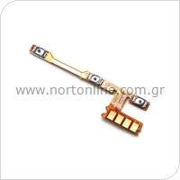 On/Off Flex Cable Xiaomi Redmi Note 8 with Side Keys (OEM)