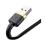 USB 2.0 Cable Baseus Cafule USB A to Lightning 2.4A 1m Black-Gold