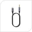 Καλώδιο Ήχου Foneng BM31 Metal USB C σε 3.5mm 1m Μαύρο