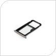 Sim & SD Card Holder Huawei P10 Lite (Dual SIM) Platinum Gold (OEM)