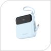 Φορτιστής Ανάγκης Foneng PX111 Mini PD 22.5W 10000mAh με 2 Ενσωματωμένα Καλώδια Μπλε