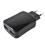 Travel Charger inos with Dual USB A 17W (1x12W & 1X5W) Black