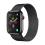 Strap Devia Milanese Loop Apple Watch (42/ 44/ 45mm) Elegant Space Black