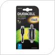 Car Charger Duracell Micro USB 1.0A Black