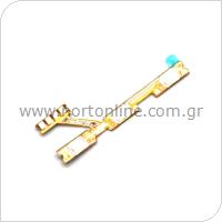 On/Off Flex Cable Xiaomi Redmi 9A with Side Keys (OEM)