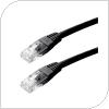 UTP Cable CAT5e 0,5m Black (Bulk)