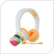 Wireless Stereo Headphones BuddyPhones School+ for Kids Yellow