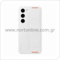 Silicone Grip Cover Case Samsung EF-GS911TWEG S911B Galaxy S23 5G White