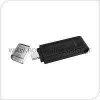 USB 3.2 Flash Disk Kingston DT70 USB C 32GB Black