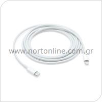 Καλώδιο Apple MW2R3 USB C σε Lightning 2m Λευκό