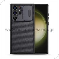 Soft TPU & PC Back Cover Case Nillkin Camshield Pro Samsung S918B Galaxy S23 Ultra 5G Black