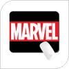 Mousepad Marvel Logo 002 22x18cm Μαύρο (1 τεμ)