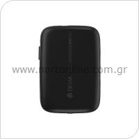 Power Bank Devia EP158 10W 10000mAh with 2 Built-in Cables Kintone Black