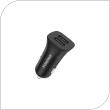 Car Fast Charger Foneng C07 with Dual Output 2xUSB A 2.4A 12W Black
