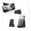 Leather Wallet Cover Dux Ducis Rafi II Mag 3 in 1 MagSafe RFID Blocker Samsung S926B Galaxy S24 Plus 5G with Stand Black