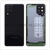 Battery Cover Samsung A225F Galaxy A22 4G Black (Original)