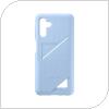 Θήκη Σιλικόνης με Card Slot Samsung EF-OA136TLEG A136U Galaxy A13 5G Μπλε