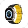 Λουράκι Devia Sport6 Silicone Apple Watch (38/ 40/ 41mm) Two-Tone Deluxe Μαύρο-Κίτρινο