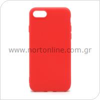 Soft TPU inos Apple iPhone 8/ iPhone SE (2020) S-Cover Red