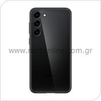 TPU & PC Back Cover Case Spigen Ultra Hybrid Samsung S911B Galaxy S23 5G Clear-Matte Black