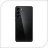 Θήκη TPU & PC Spigen Ultra Hybrid Samsung S911B Galaxy S23 5G Διάφανο-Matte Μαύρο
