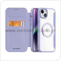 Flip Case Dux Ducis Skin X Pro Wallet Apple iPhone 15 Purple